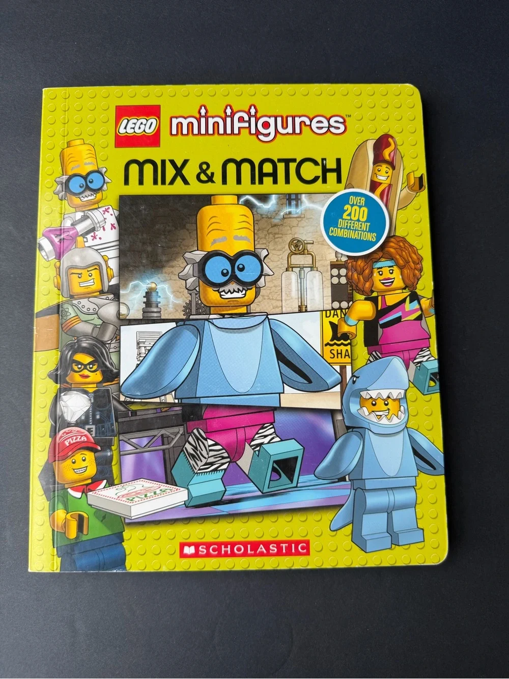 LEGO Minifigures Mix & Match Kids Book - Yellow Cover